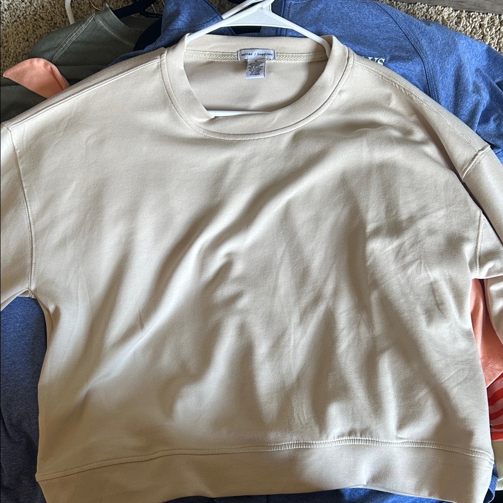 Amazon Women's Crew Neck Sweater - Cream